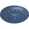 Ekena Millwork Flower Spiral Ceiling Medallion (Fits Canopies up to 2"), Hnd-Painted Americana, 12 1/4"OD x 2 1/4"P CM12FLAMF - alternate 5